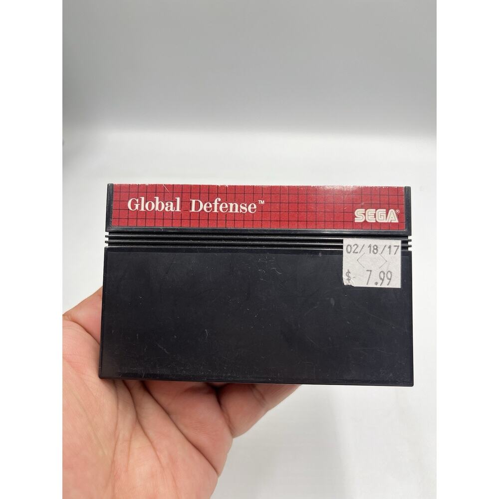 Global Defense (Sega Master System SMS) Tested VG Game